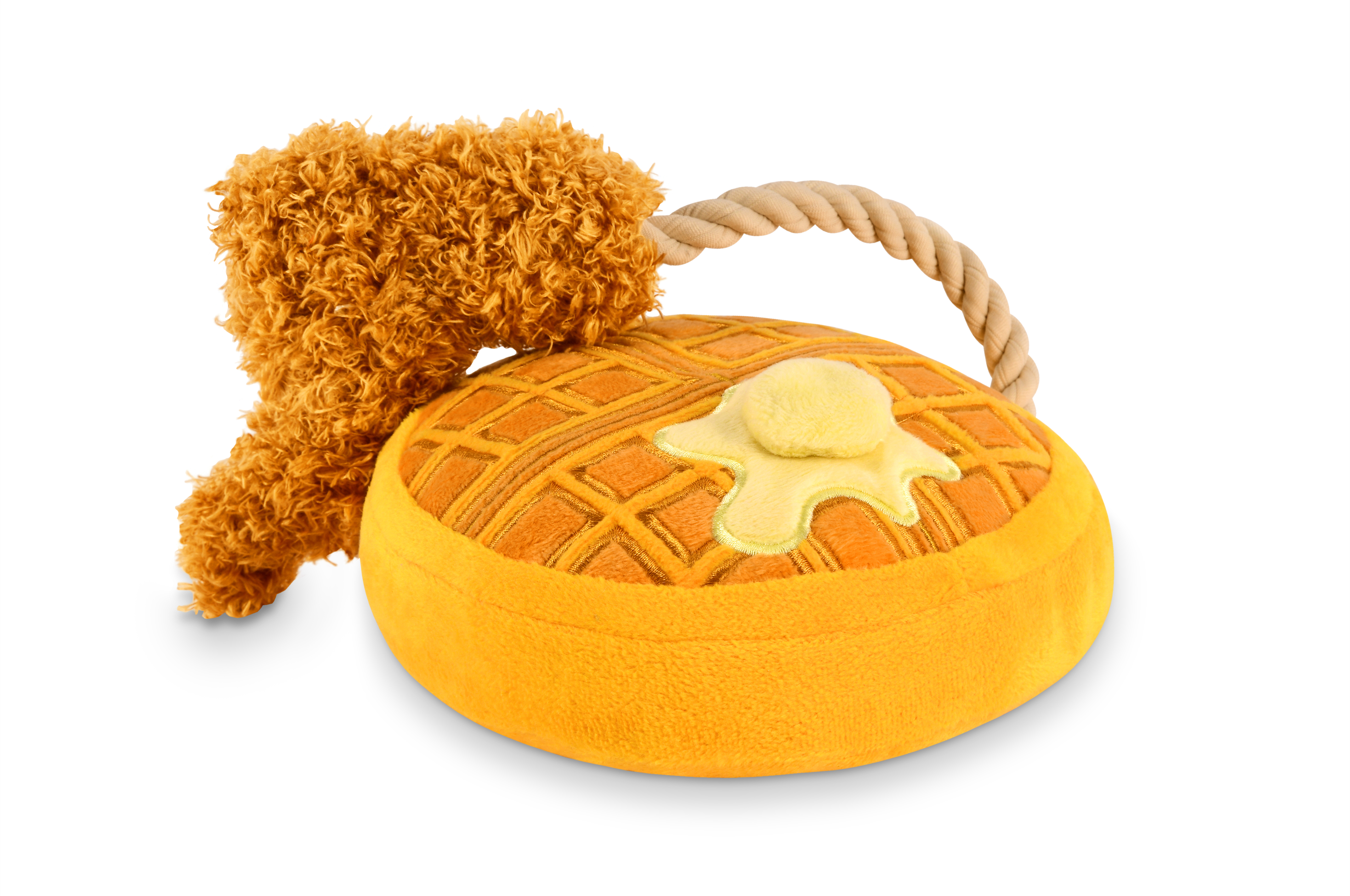 Pet Play Frukost Våffla Hundleksak