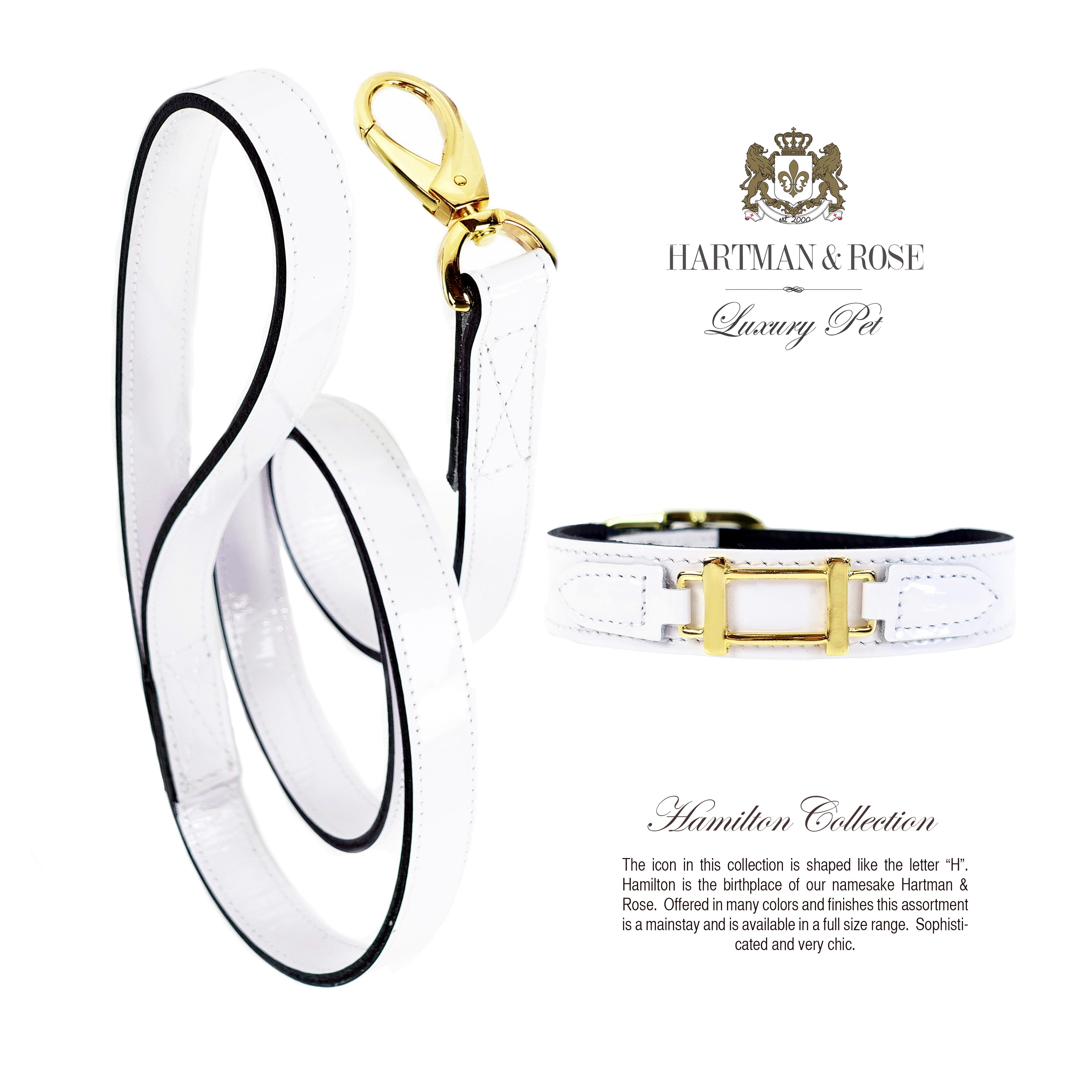 HARTMAN & ROSE HAMILTON COLLECTION IN WHITE PATENT - 2