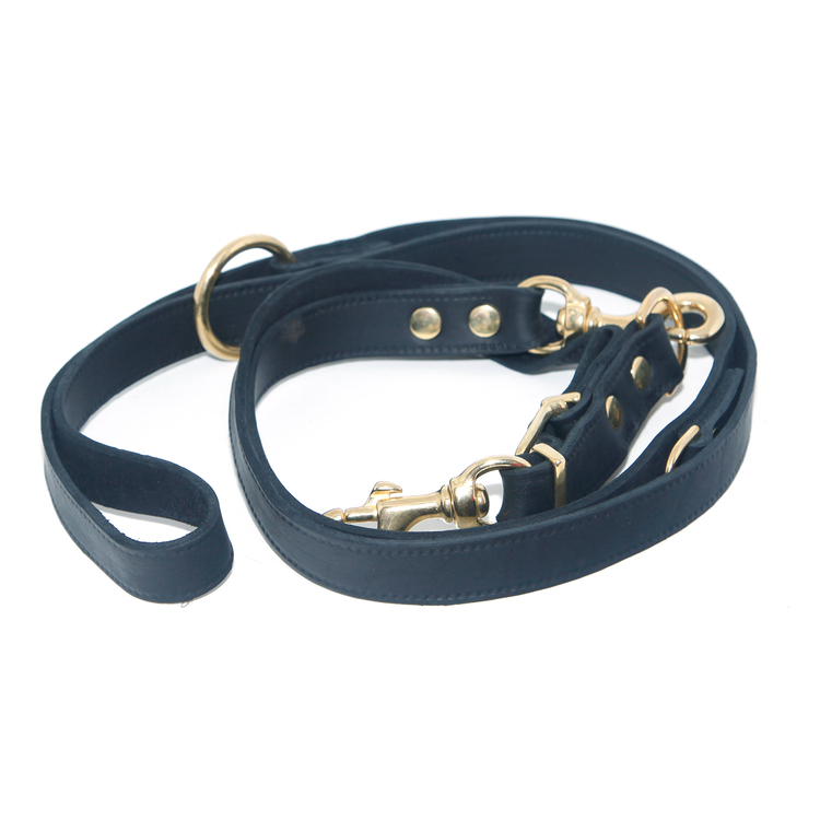 Raddna Collection Dog Leash Adjustable Black 220 X 1.6 CM