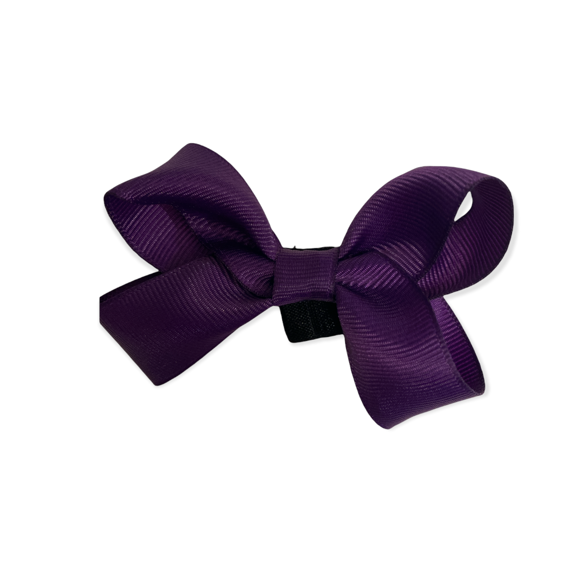 Melis Rosetter Dog Bow Dark Purple Small