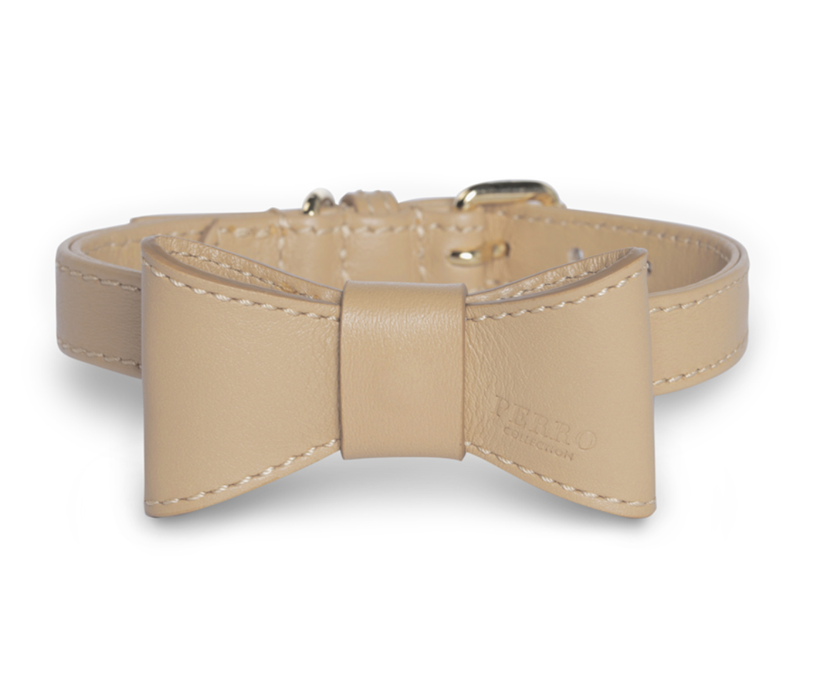 Perro Collection&nbsp;Leather&nbsp;Bow&nbsp;Nude - 3