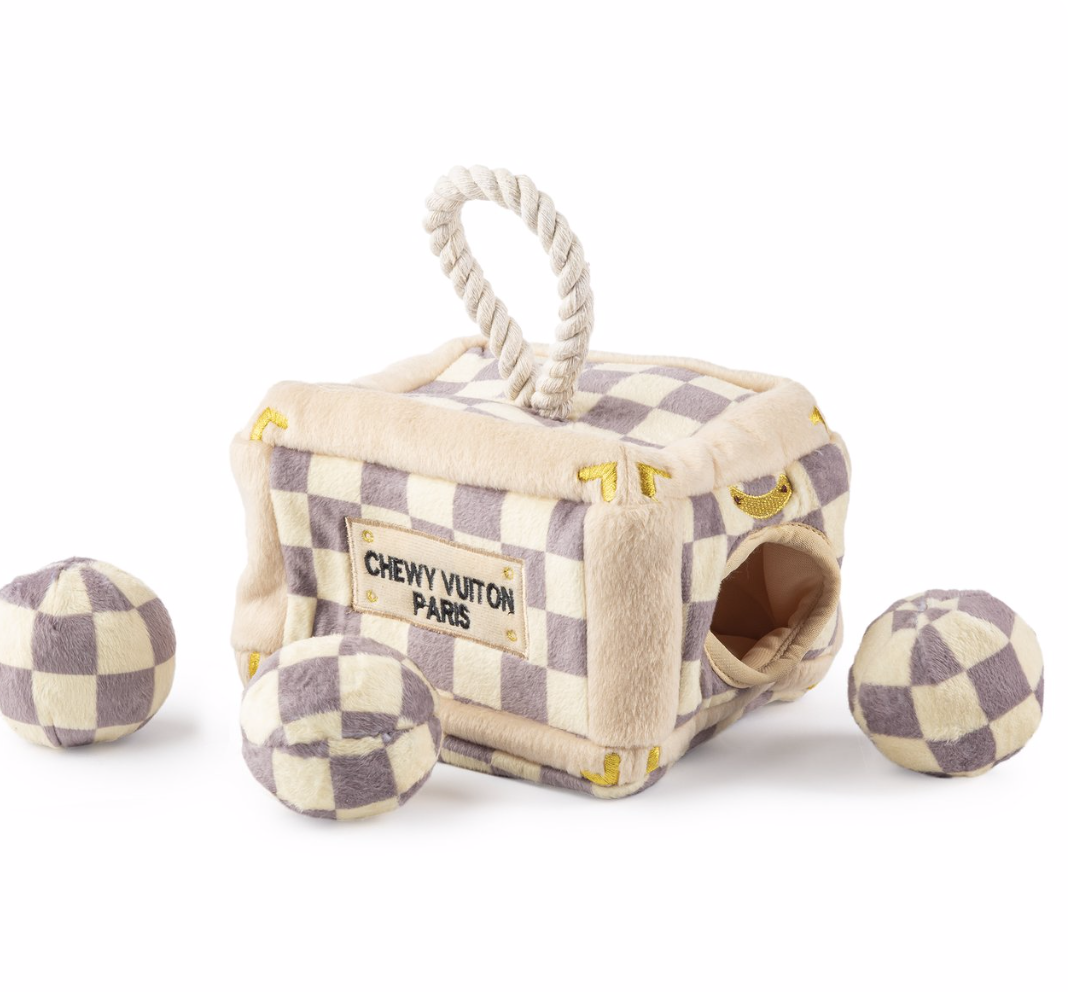 Haute Diggity Dog Activity House Chewy Vuiton With Associated 3 Balls - 2