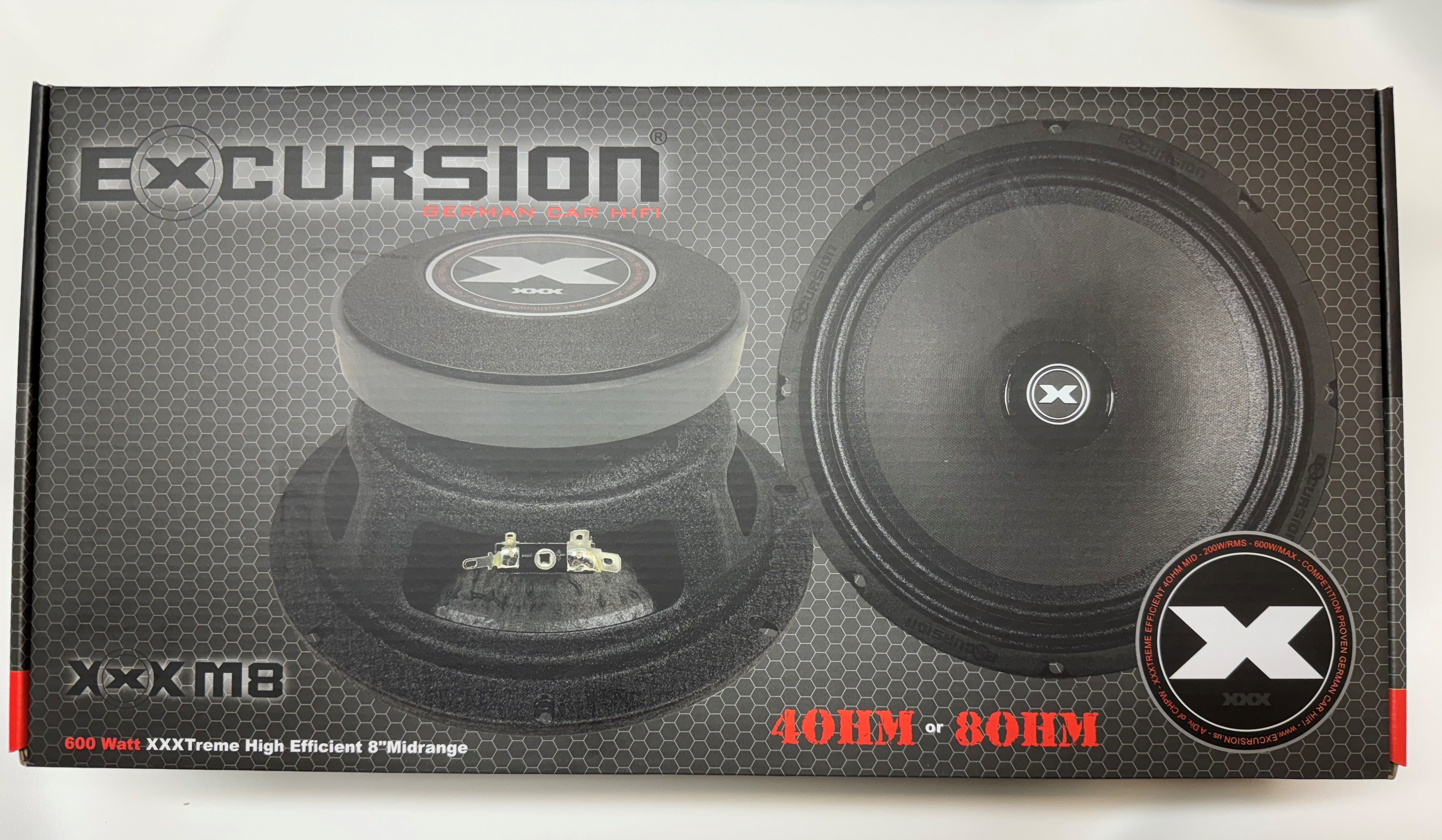 Excursion XXX M8 Blue Edition 8ohm - 3