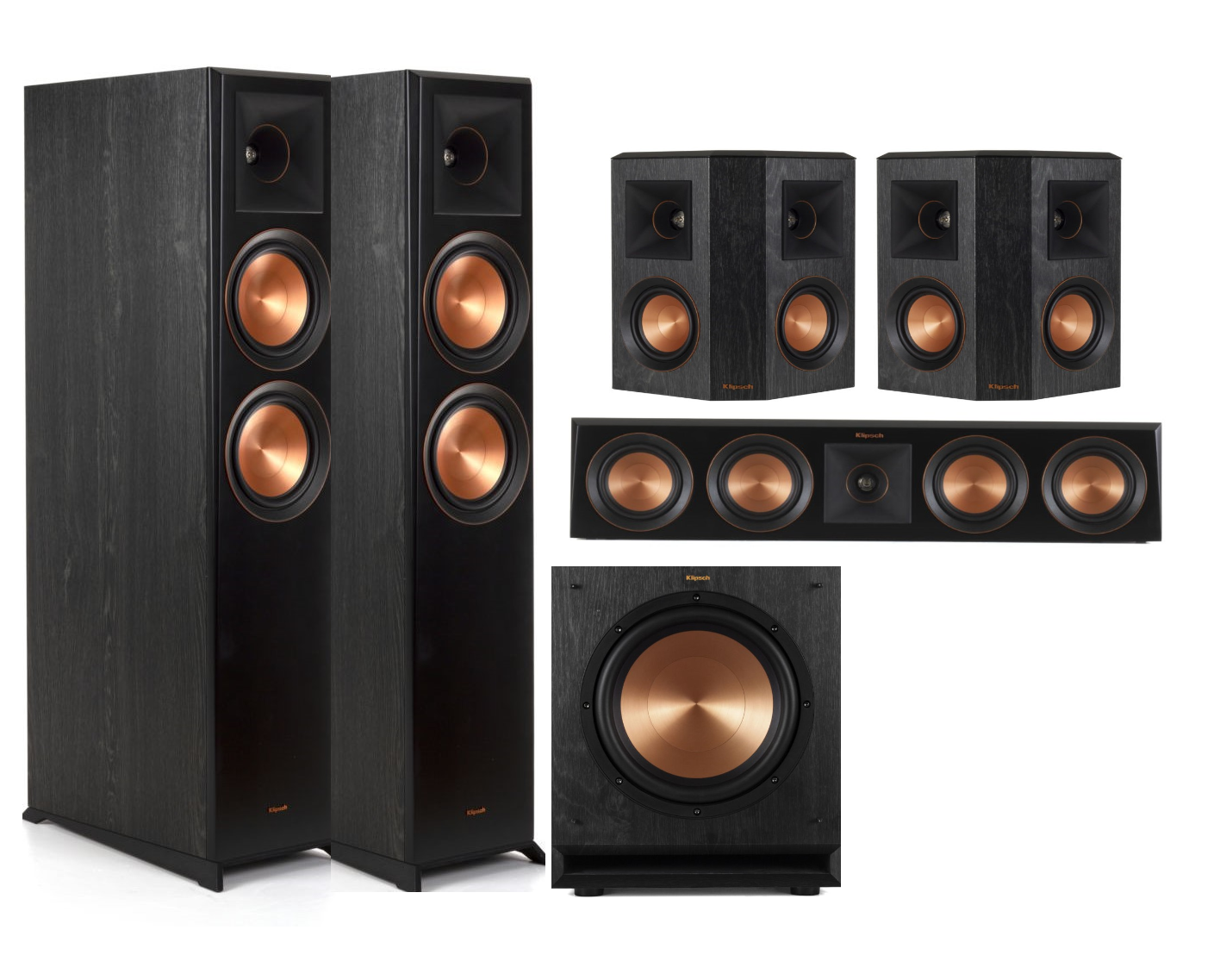 Klipsch RP-6000F 5.1 paket med 10" 