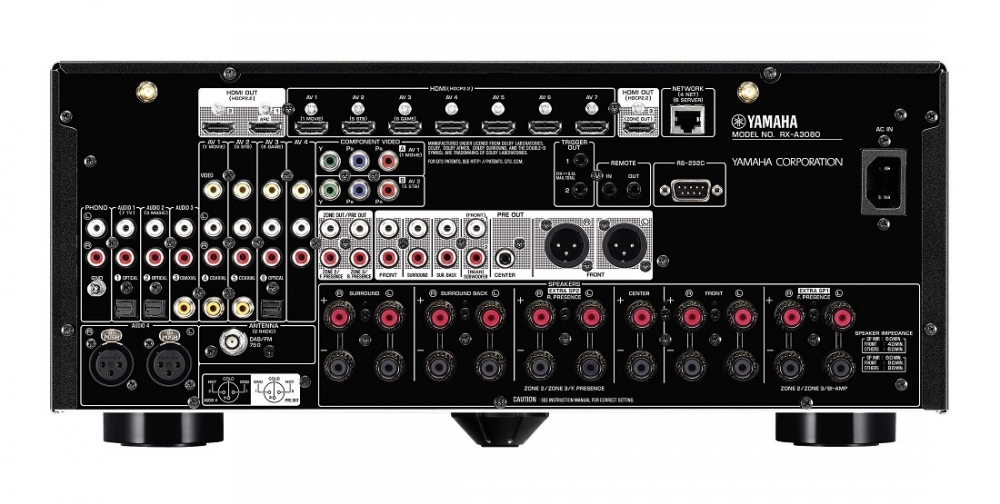 Yamaha RX-A3080 & Klipsch RP-8060F Hembiopaket 5.1.2 - 7