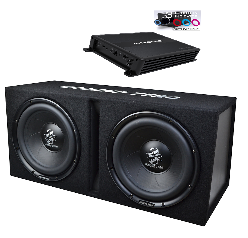Ground Zero GZIB 2.30BR+AI-SONIC S2-A500.1 With S2-BASS KNOB