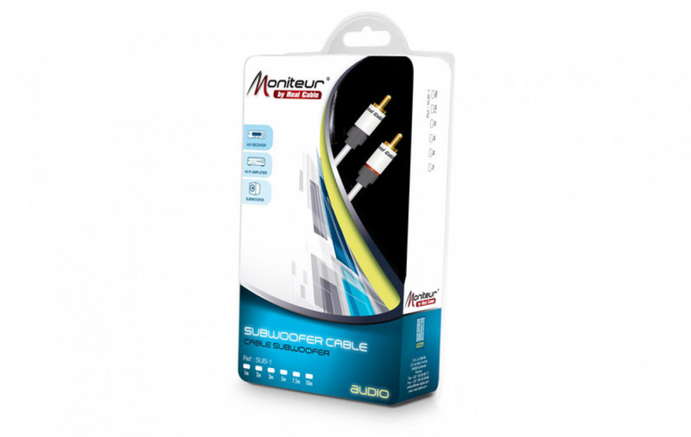 Real Cable Moniteur SUB-1 - 2