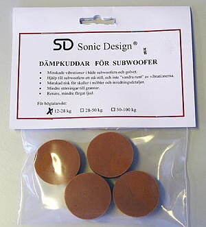 Sonic Design Dämpkuddar för sub