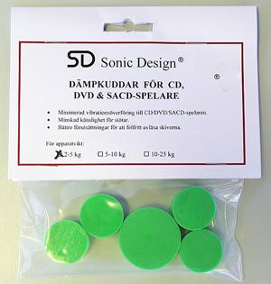 Sonic Design Dämpkuddar för CD/DVD/SACD