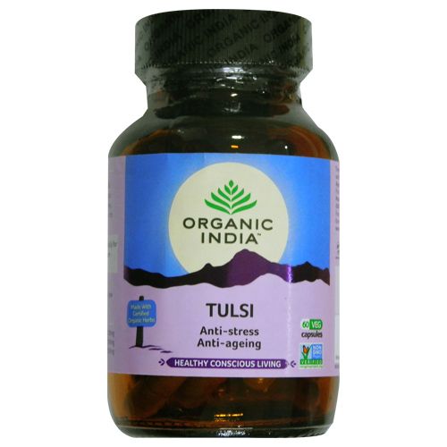 Tulsi Holy Basil Org. 90cps Organic India AyurvedaButiken