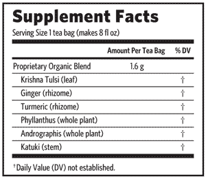 Tulsi Cleanse Tea Org, 25 teabags Organic India - 2
