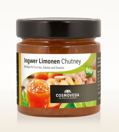 Ginger-Lime Chutney Eko. 225g, Cosmoveda