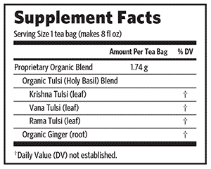 Tulsi Ginger Te Eko, 25 tepåsar Organic India - 2