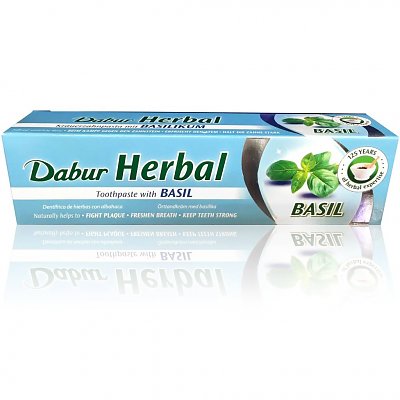 Basil Toothpaste 155g, Dabur