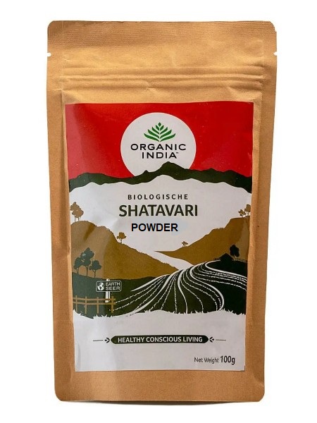 Shatavari Pulver Eko. 100g, Organic India