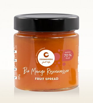 Mango Rosewater Fruit Spread Org. 225g, Cosmoveda