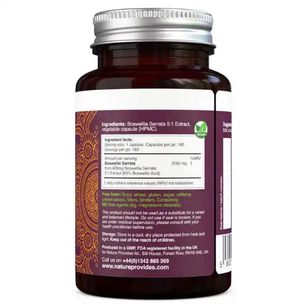 Boswellia Serrata 180 kapslar, Nature Provides - 2