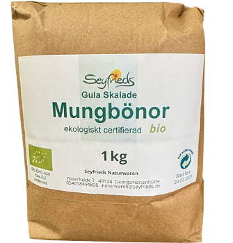 Mung Dal Dhuli Org. 1kg Seyfrieds