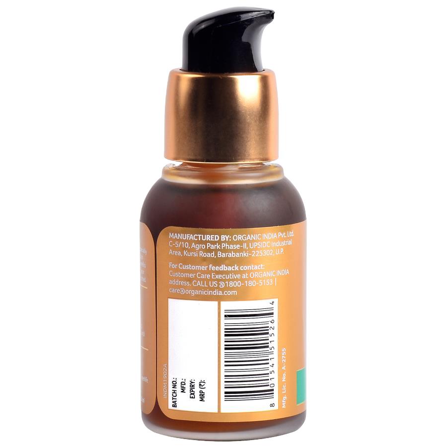 Facial Serum Hydrating Rose Org. 25ml, Organic India - 3