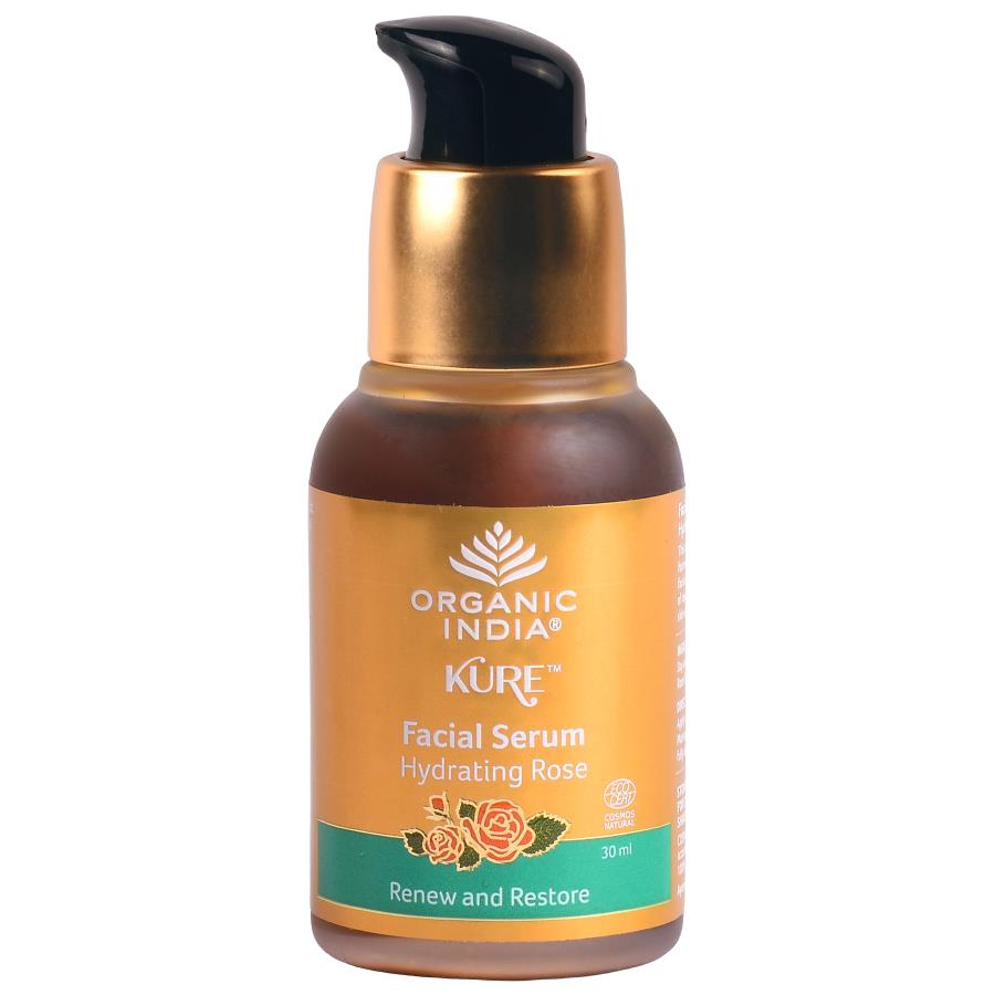 Facial Serum Hydrating Rose Org. 25ml, Organic India