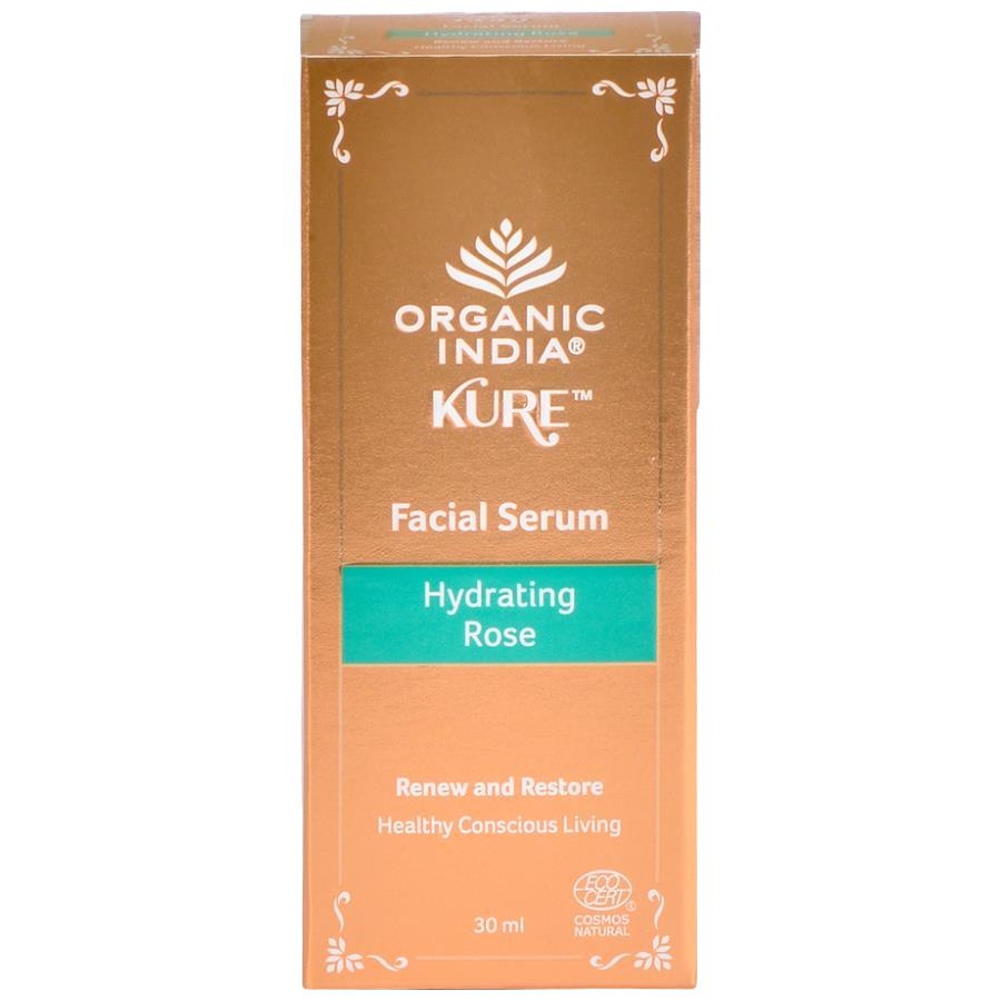 Facial Serum Hydrating Rose Org. 25ml, Organic India - 2