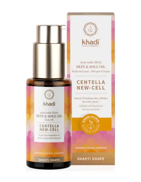 Centella New-Cell Ayurvedic Elixir Skin & Soul Oil 50ml, Khadi