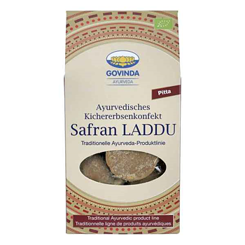 Ayurvedisk Saffran Laddu Eko. 120g, Govinda