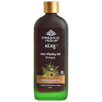 Hair Vitality Oil Bhringraj Org. 120ml, Organic India