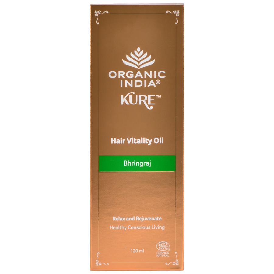 Hair Vitality Oil Bhringraj Org. 120ml, Organic India - 4