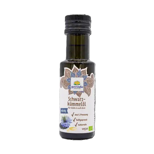 Black Cumin Oil Cold pressed Org. 100ml, Govinda