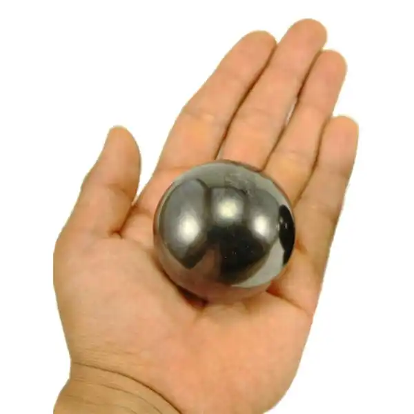 Shungitklot Polerad 5cm med Shungitställ - 3