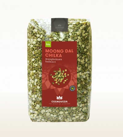 Moong Dal / Mung Beans Chilka Org. 500g Cosmoveda