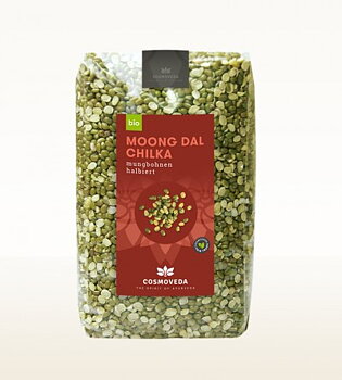 Moong Dal / Mung Beans Chilka Org. 500g Cosmoveda
