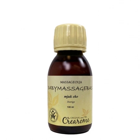 Baby Massage Oil Base Soft, Org. 100ml, Crearome