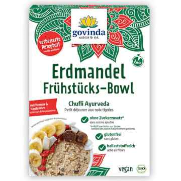 Ayurvedisk Chufa/Tigernöt Frukostskål Eko. 500g, Govinda