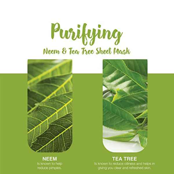 Purifying Neem & Tea Tree Ansiktsmask, 30ml, Himalaya - 3