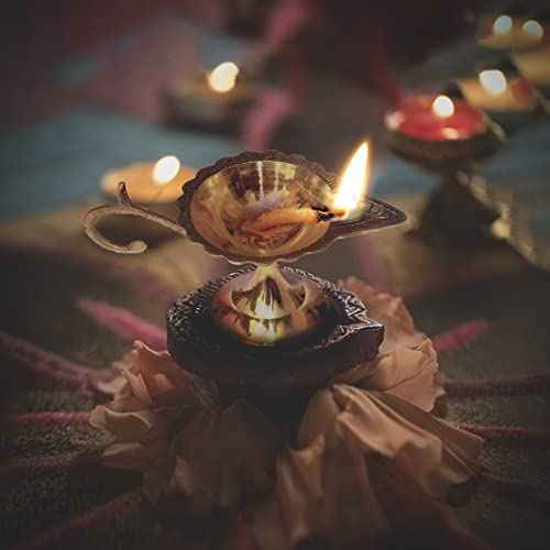 Brass Diya for Pooja - 3