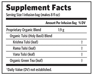 Tulsi Green Tea Org, 25 teabags Organic India