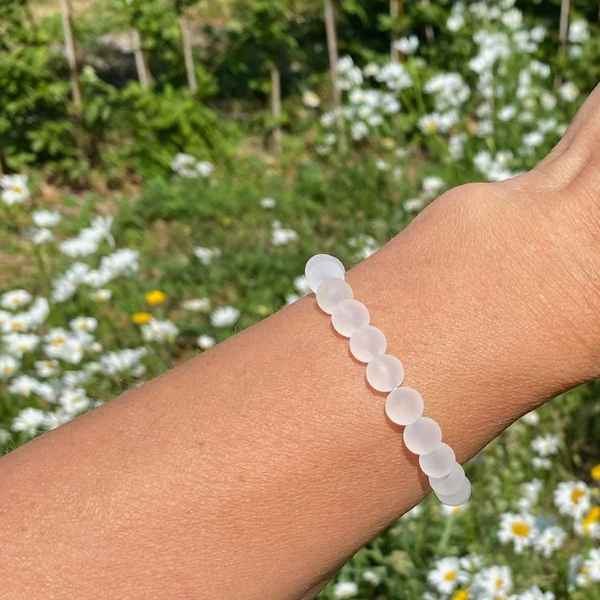 Armband Bergkristall Frostad 8mm, Kristallpunkten - 2