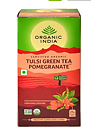 Tulsi Pomegranate Green Tea Org. 25 Teabags , Organic India