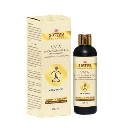 Vata Massage Oil 200ml, Sattva Ayurveda