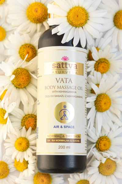 Vata Massage Oil 200ml, Sattva Ayurveda - 2
