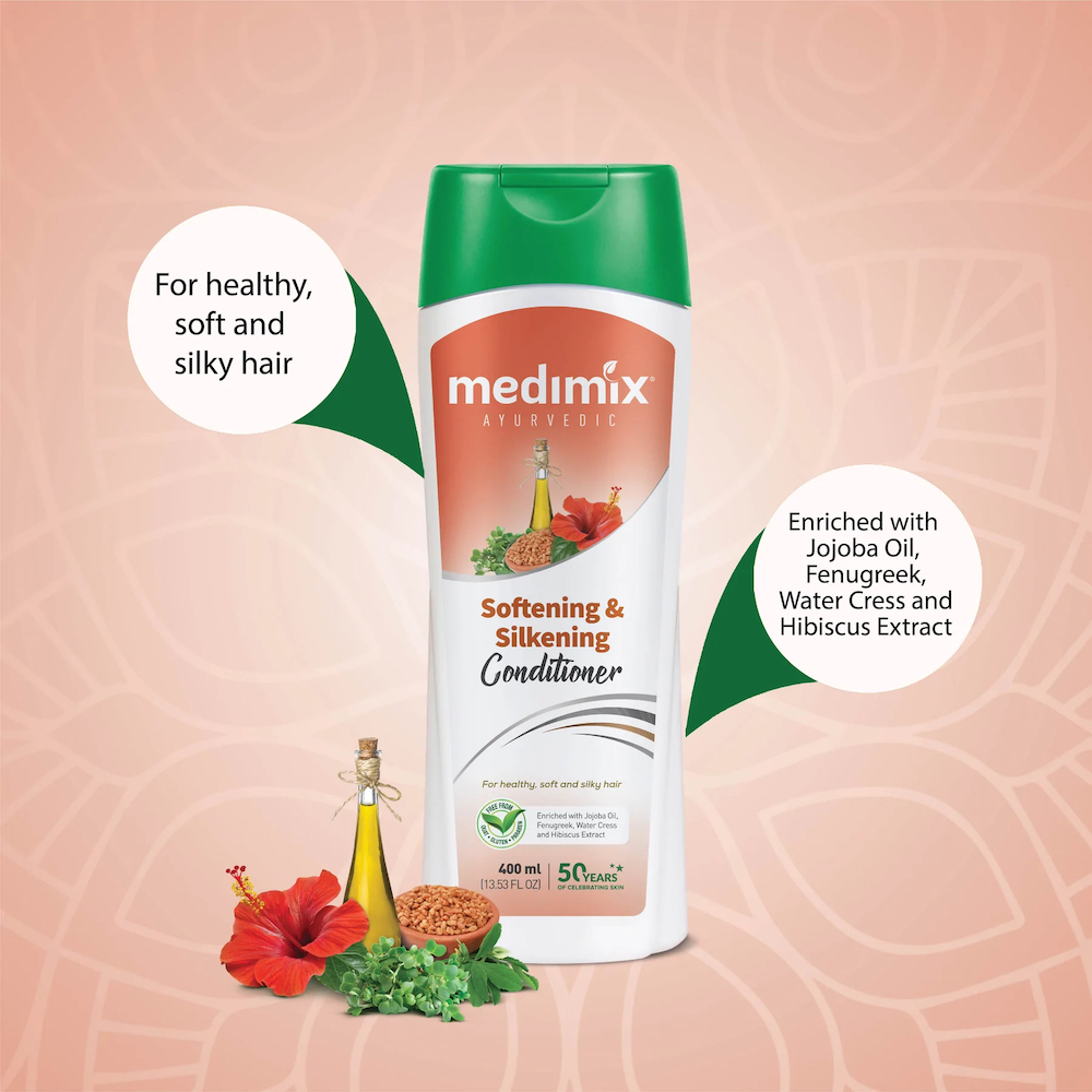 Medimix Ayurvedic Softening and Silkening Conditioner 400ml - 3