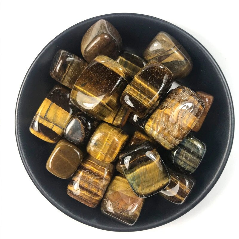 Tigeröga, trumlad sten 2-3cm - 3