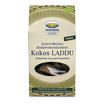 Ayurvedisk Kokos Laddu Eko. 120g, Govinda