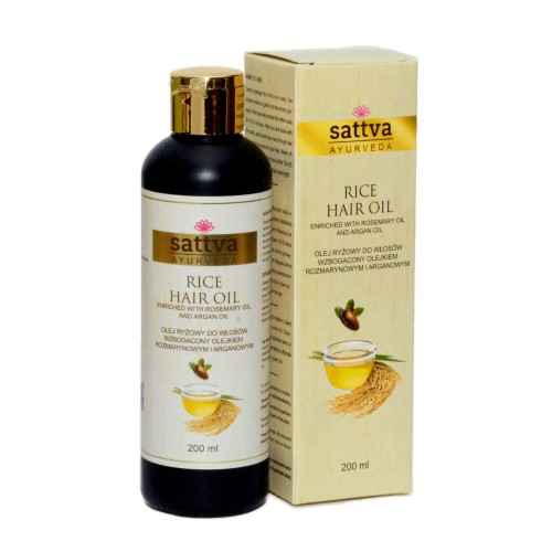 Rice Hair Oil 200ml,, Sattva Ayurveda