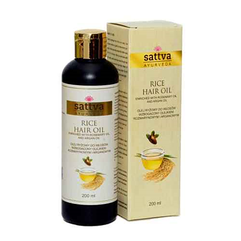 Rice Hair Oil 200ml,, Sattva Ayurveda