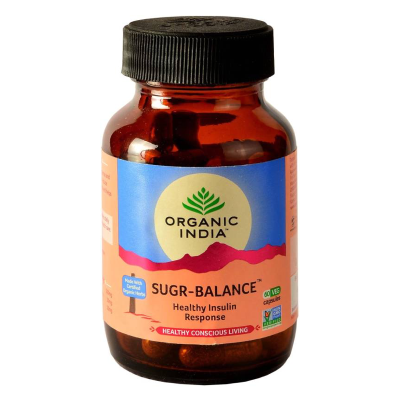 Sugar Balance Eko. 90kaps, Organic India 