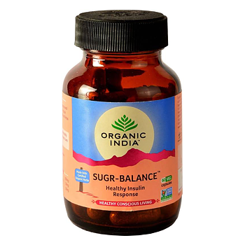 Sugar Balance Eko. 90kaps, Organic India 