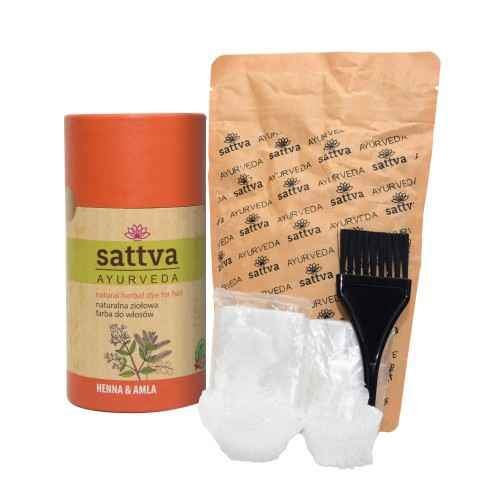 Natural Hair Colour Henna & Amla 150g, Sattva Ayurveda